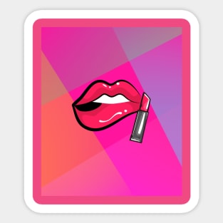 Luscious Lips Sticker